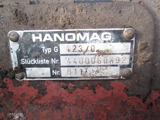Cutie de viteza Hanomag G423/0