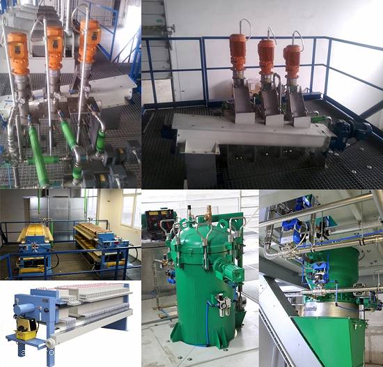 Sistem complex pentru filtrare a uleiului vegetal.