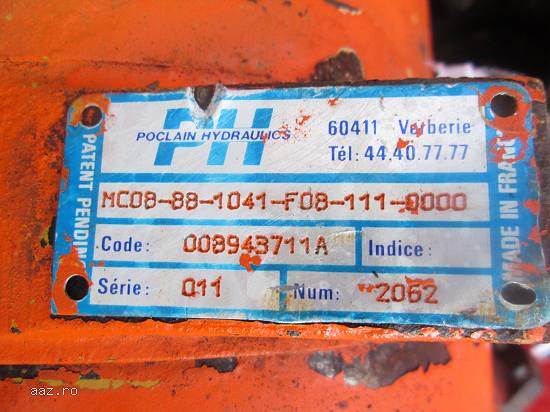 Hidromotor Poclain MC08
