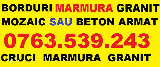 BORDURI CIMITIR MARMURA GRANIT MOZAIC