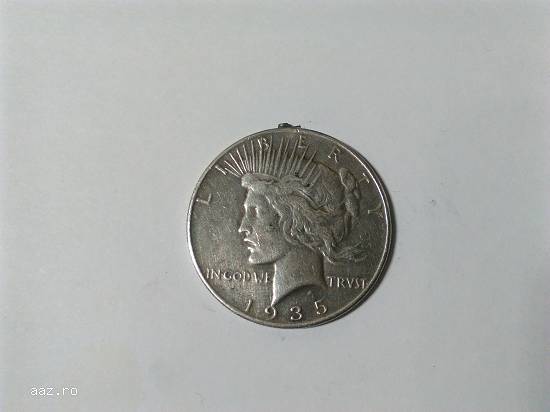 moneda din Argint und Dolar SUA din 1935