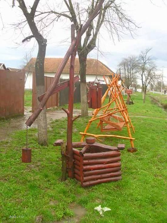 Mobilier de gradina,   balansoar rustic