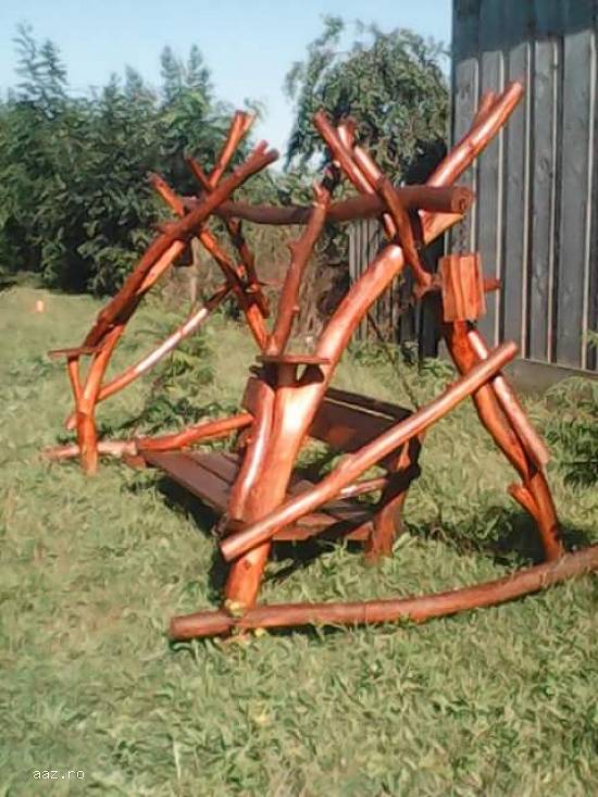 Mobilier de gradina,   balansoar rustic