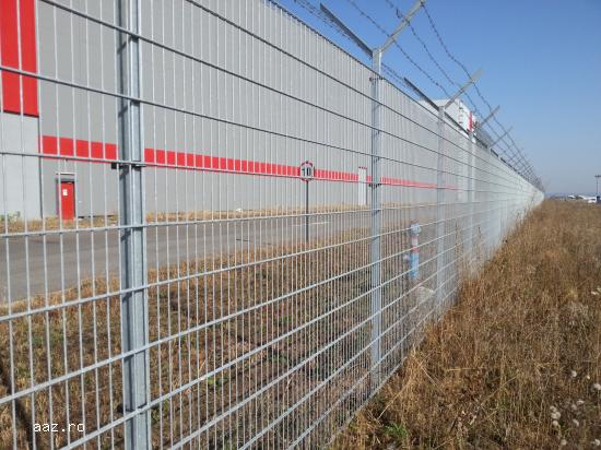 Panouri gard 2D ,   CU DUBLU FIR,      zincate 2500x2030