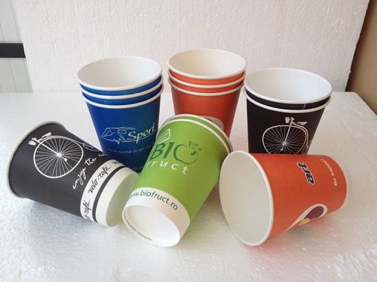 Pahare carton personalizate