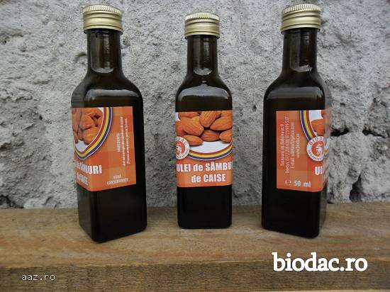 Uleiul din samburi de caise extravirgin,   presat la rece-TERAPIE ALTERNATIVA