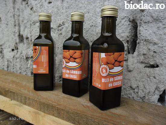 Uleiul din samburi de caise extravirgin,   presat la rece-TERAPIE ALTERNATIVA
