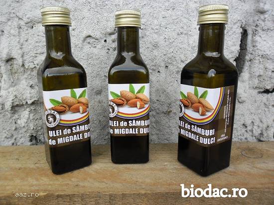 Uleiul de migdale dulci extravirgin presat la rece-terapie alternativa