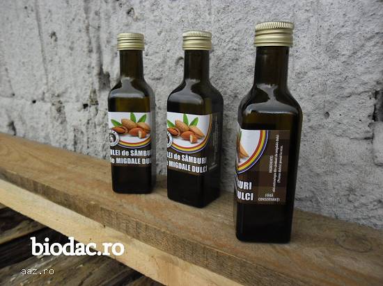 Uleiul de migdale dulci extravirgin presat la rece-terapie alternativa