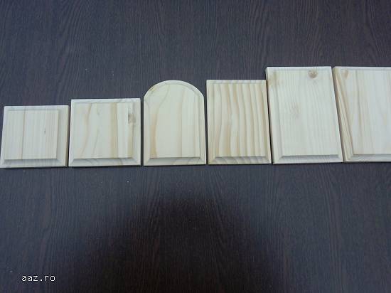 forme diverse din lemn pentru pictura