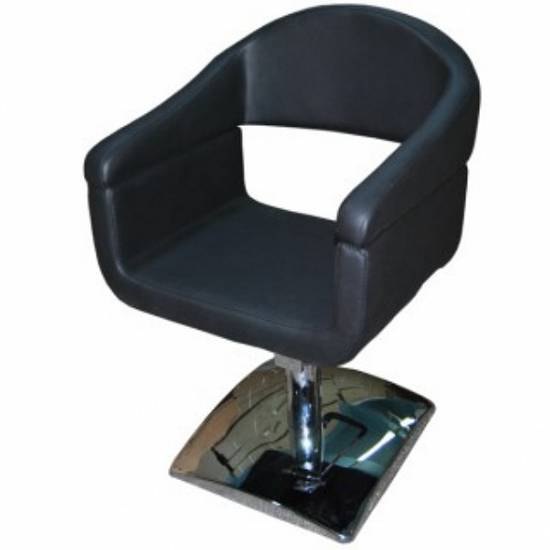 Scaun de coafor Manu - Negru