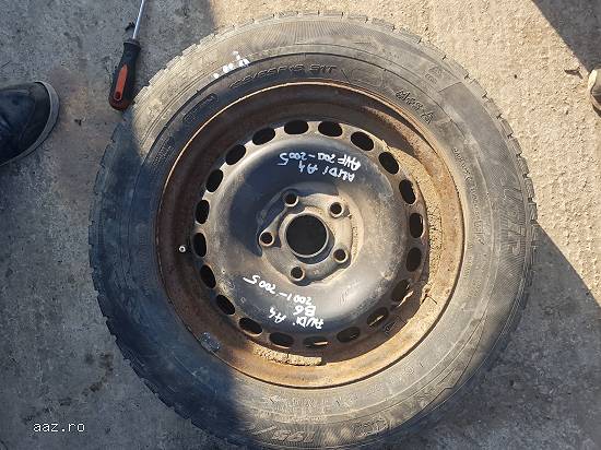 Roata rezerva + pneu R15 Audi A4 B6 1.9tdi AVF 131CP 2002-2004