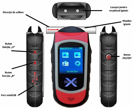 Etilotest Profesional AlcoVisor Mark-X