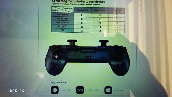 NEW 2017-- Gaming Controller Gamepad,    Bluetooth Wireless
