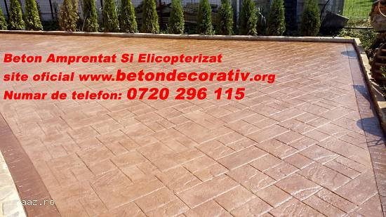 Beton Amprentat si Elicopterizat