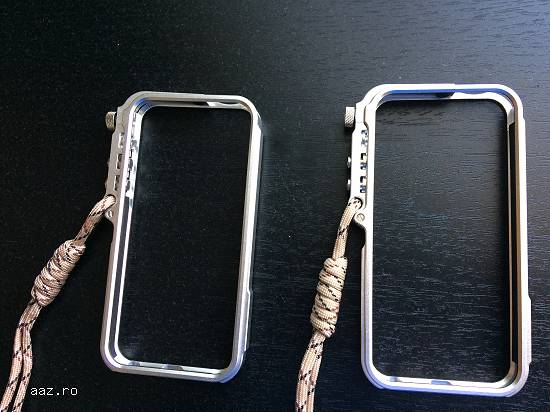 Aluminum Metal Bumper button Case Tactical Edition pentru iPhone 5 5s
