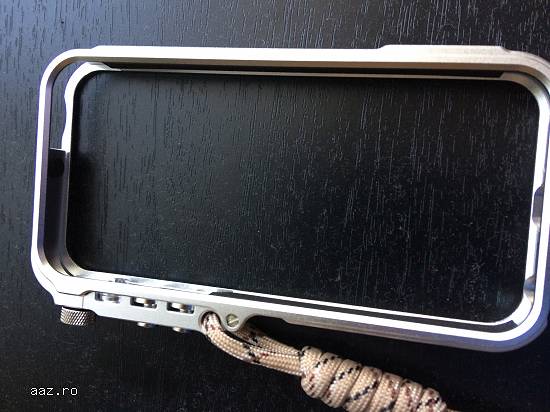 Aluminum Metal Bumper button Case Tactical Edition pentru iPhone 5 5s