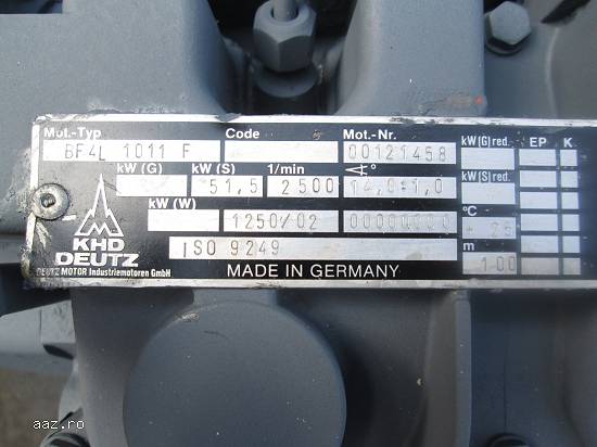 Piese motor Deutz BF4L1011F