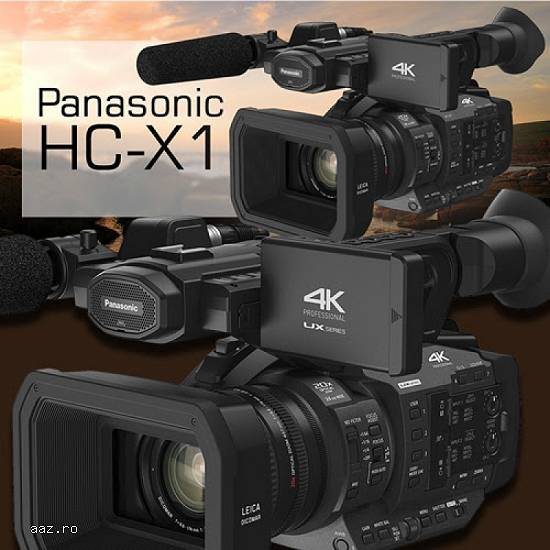 Videocamere Pro cu senzor mare : Panasonic UX180 ,   X1 ,   UX90 ,   DVX200 ,   Sony Z150 ,   NX100 