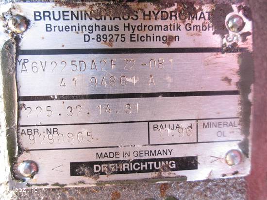 Hidromotor Hydromatik A6V225DA2FZ2