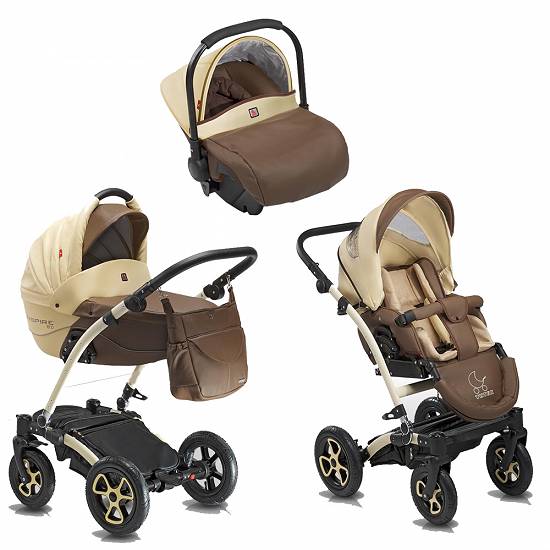 Pram Tutek Inspire piele ECO8 3 în 1