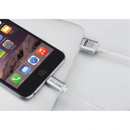 150cm cablu pentru iPhone 6 Plus 5 5S iPad 4 Air 2 Silver AL617 Ref: AL617
