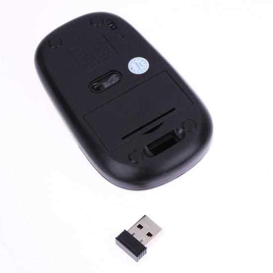 2.4GHz Wireless Ultra-Slim USB Optical Mini Mouse For Macbook PC Laptop Desktop Ref: AL799