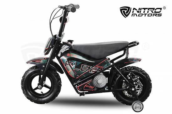 Motocicleta electrica pentru copii 250W 24V Eco Flee cu roti ajutatore