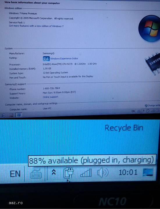 Notebook Samsung NP-NC10-KA07ES