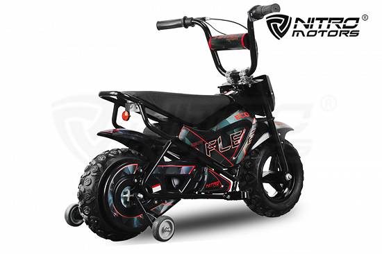 Motocicleta electrica pentru copii 250W 24V Eco Fleecu roti ajutatore
