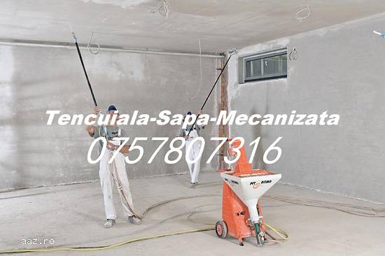 0757807316 Sapa-Tencuiala Mecanizata-Beton