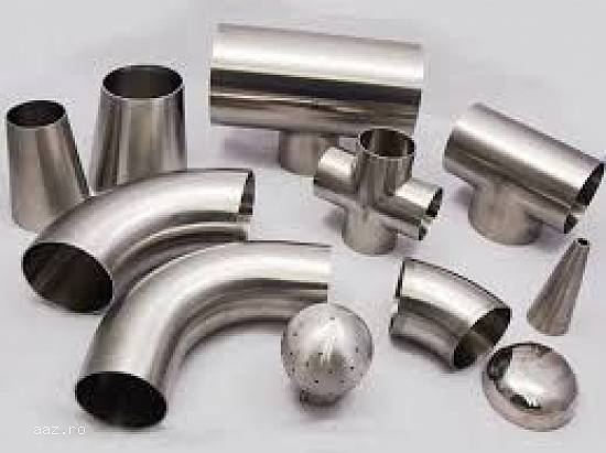 Inox - Otel inoxidabil - Stainless steel sub forma de table bare tevi profile sarme fitinguri si org