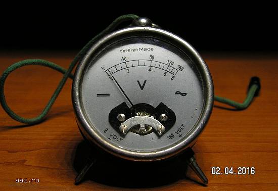 Foreign Made Vintage Pocket Volmeter 1920