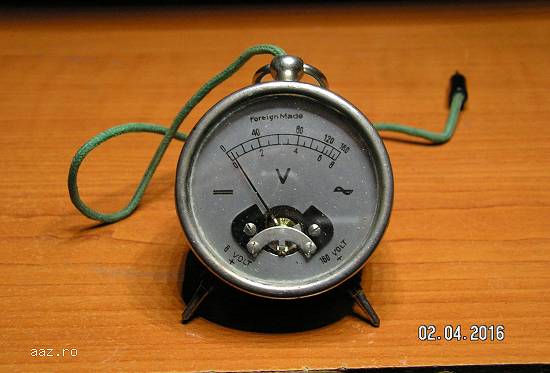 Foreign Made Vintage Pocket Volmeter 1920
