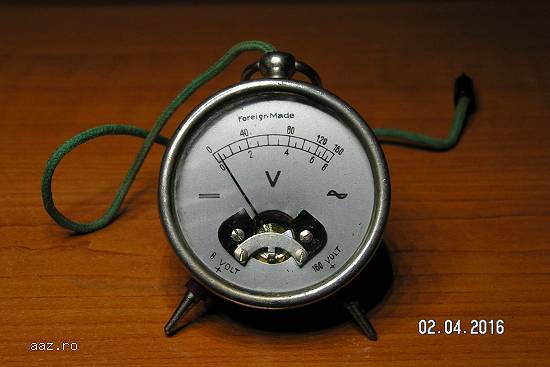 Foreign Made Vintage Pocket Volmeter 1920