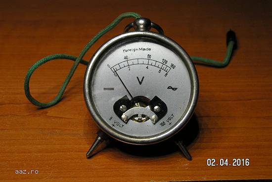 Foreign Made Vintage Pocket Volmeter 1920