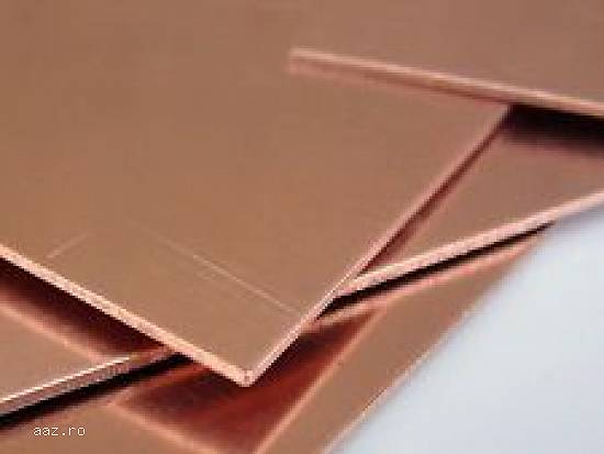 Tabla cupru 2x1000x2000mm / 2×1000×1000mm / 2×500×2000mm / 2×500×1000mm
