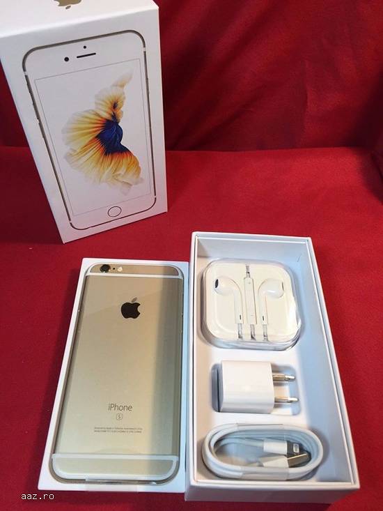 Brand nou iphone 6s plus 128gb trandafir rosu