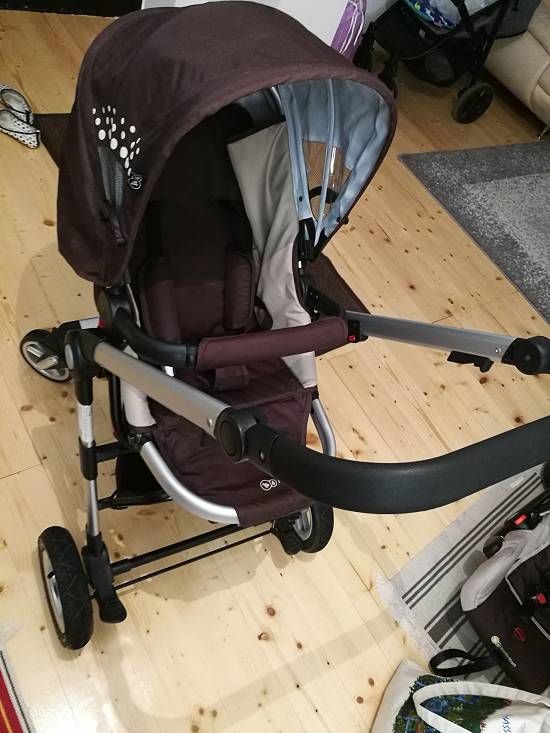 Carucior 3 in 1 KinderKraft 6,     Brown