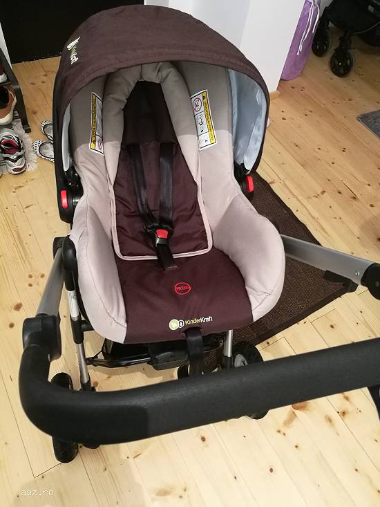 Carucior 3 in 1 KinderKraft 6,     Brown
