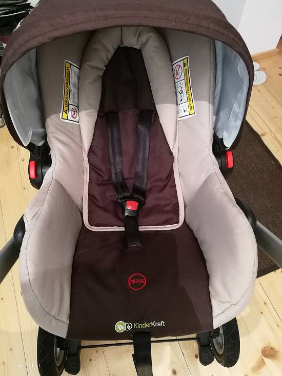 Carucior 3 in 1 KinderKraft 6,     Brown