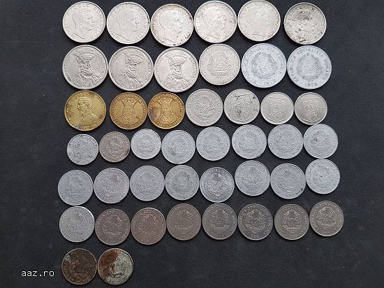 Bani foarte vechi,   monede straine si romanesti din diverse perioade