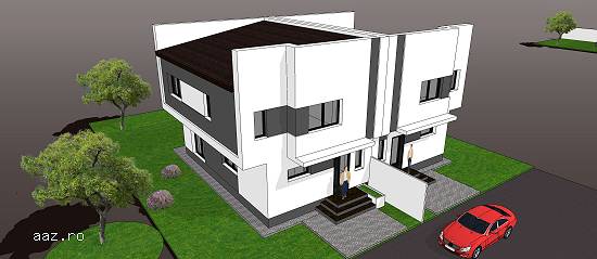 Duplex modern de vanzare in Domnesti. Constructie 2017