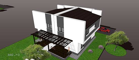 Duplex modern de vanzare in Domnesti. Constructie 2017