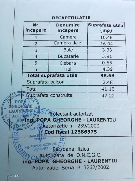 Apartament 2 camere cf 2 ,  et 4/4