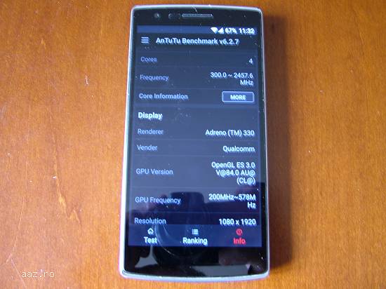 Smartphone Oneplus One 64GB,     3GB RAM