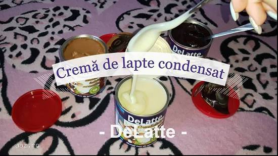 Crema De Lapte Condensat In 3 Arome - DeLatte