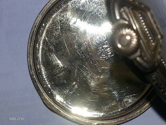 Ceas de buzunare placat cu aur  din anul 1870