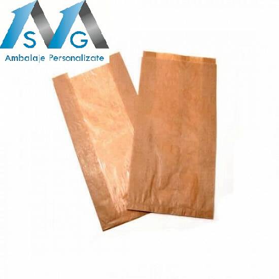 Pungi hartie cu fereastra 18x5x36 cm