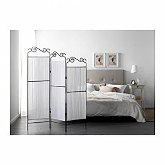 Paravan decorativ alb